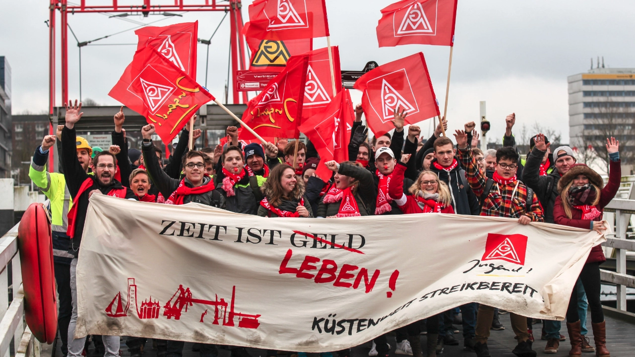 Küstenaktionstag der IG Metall in Kiel