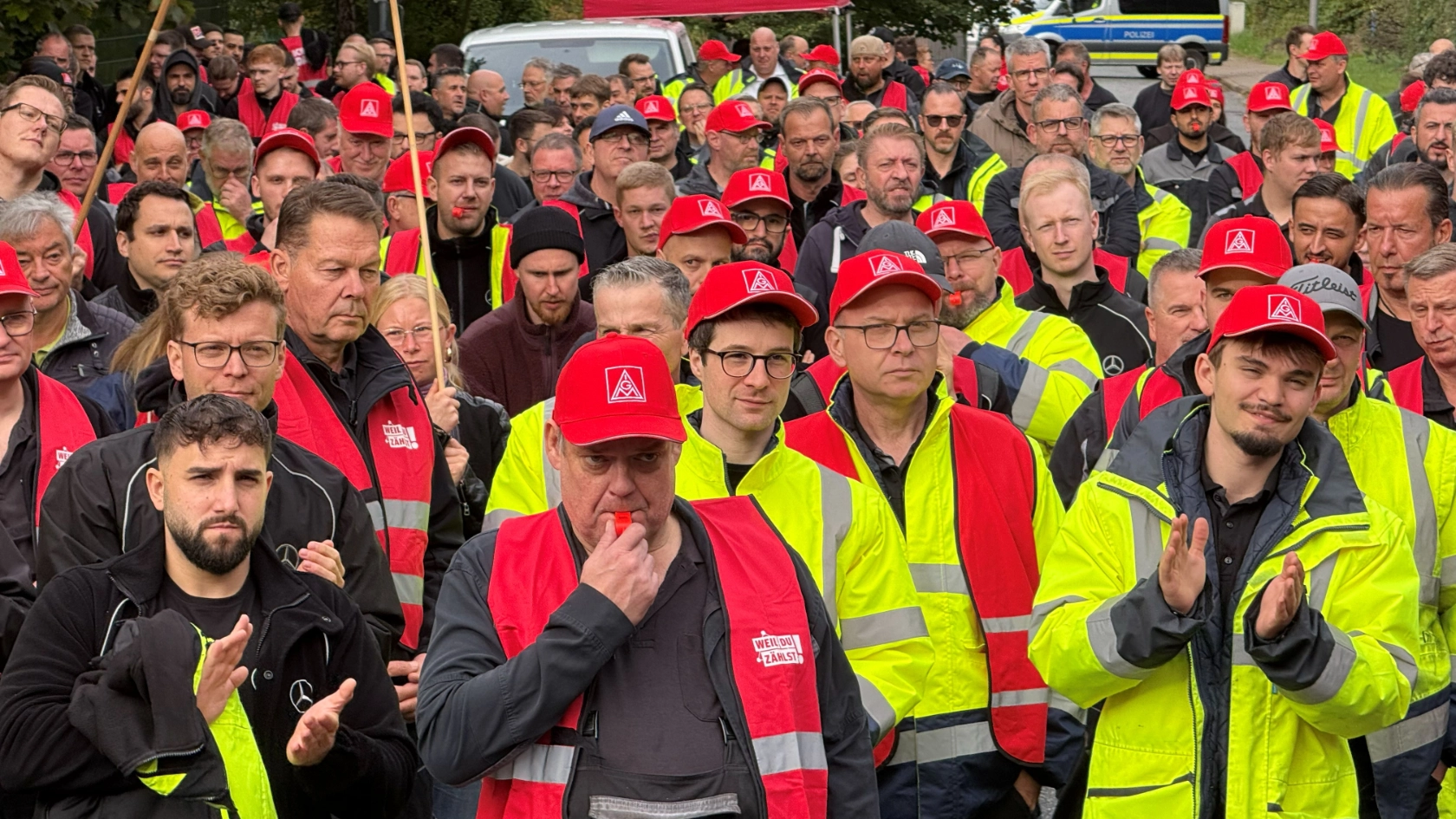 Aktionstag Mercedes Benz Werk Hamburg