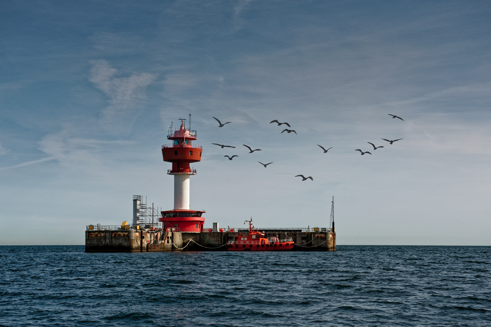 Feuerschiff am Eingang der Kieler Förde