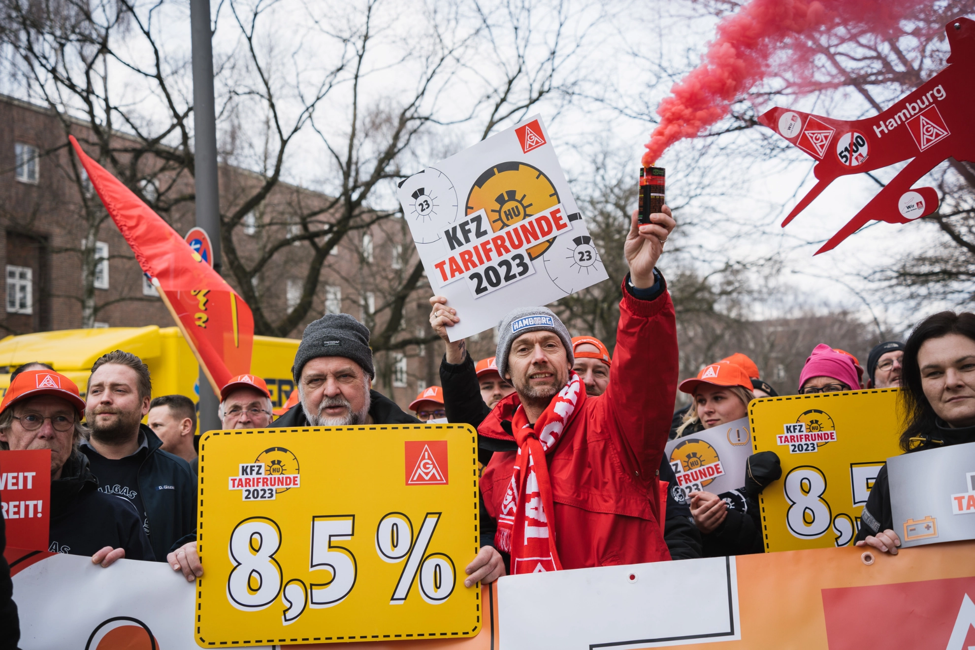 Kfz-Tarifrunde Küste: Auftakt in Hamburg
