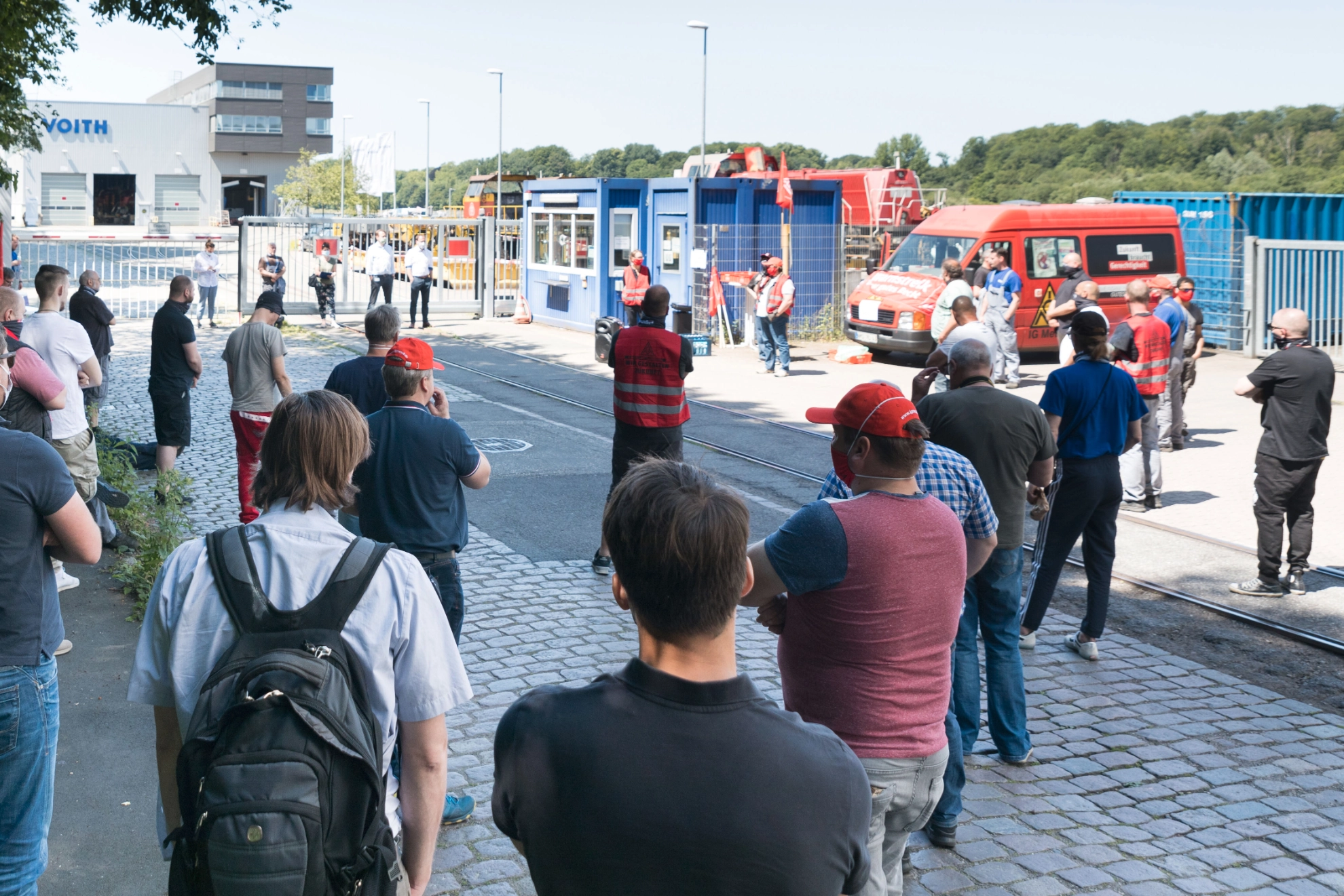Warnstreik bei Voith Kiel