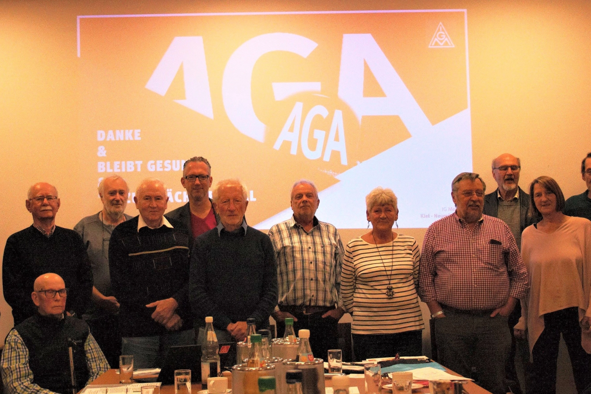 Aktive Metaller:innen auf dem AGA-Seminar