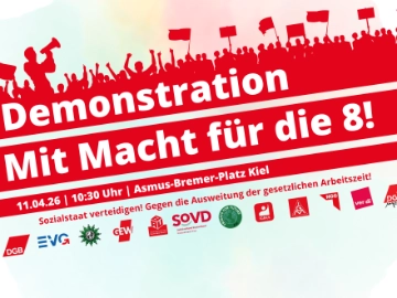 Mit Macht für die Acht!