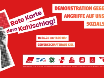 Rote Karte dem Kahlschlag! - Wir sagen Nein!