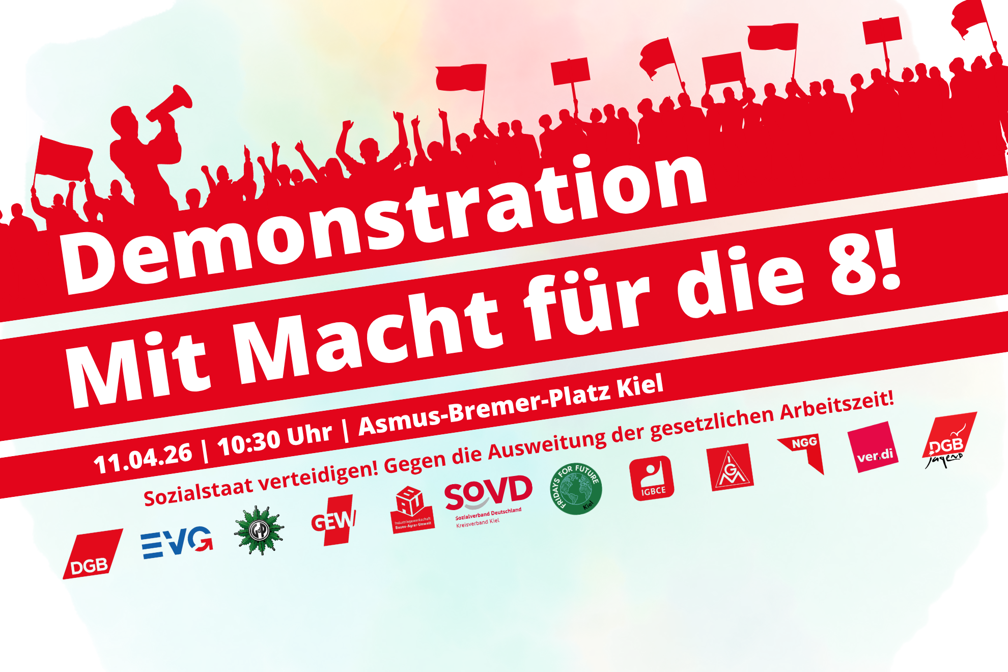 Mit Macht fuer die Acht